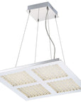 Eurofase DESIGNWL2017 Denso 4-Light Square Led Chandelier