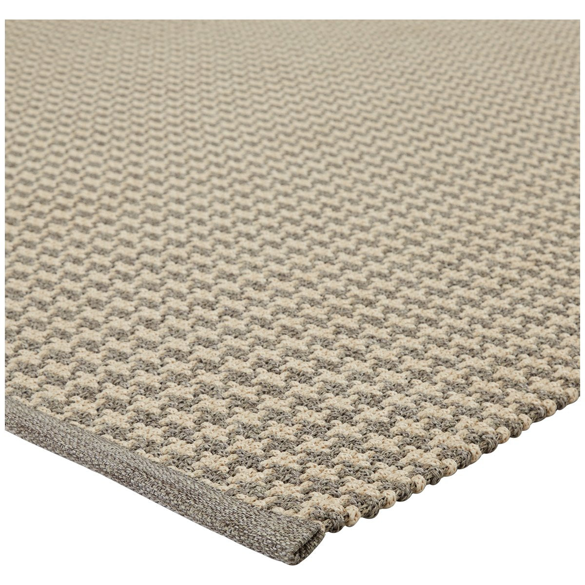 Jaipur Finlay Houndz Trellis Geometric Light Gray Cream FNL02 Rug