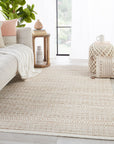 Jaipur Fontaine Galway Trellis Tribal Beige Ivory FNT01 Rug