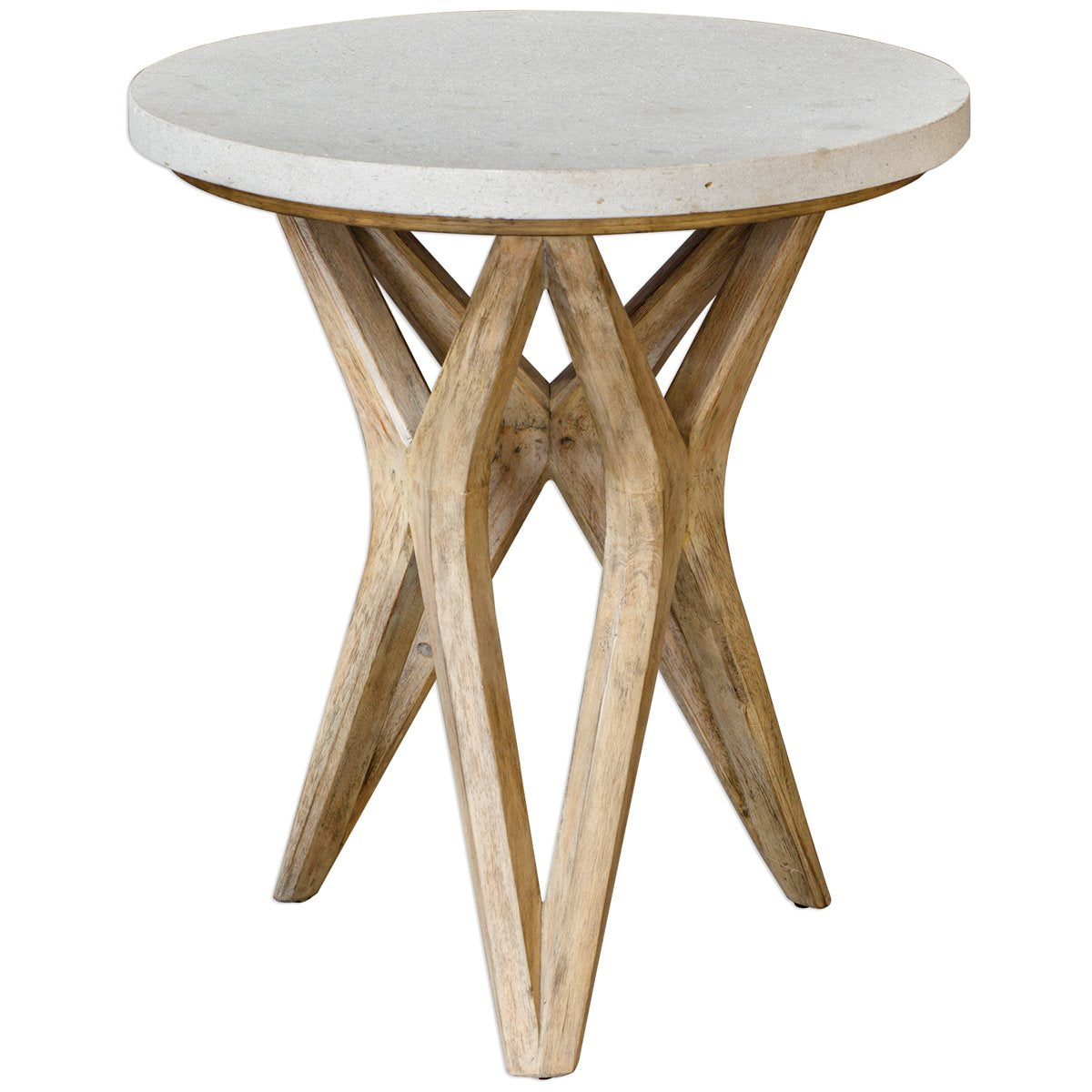 Uttermost Marnie Limestone Side Table