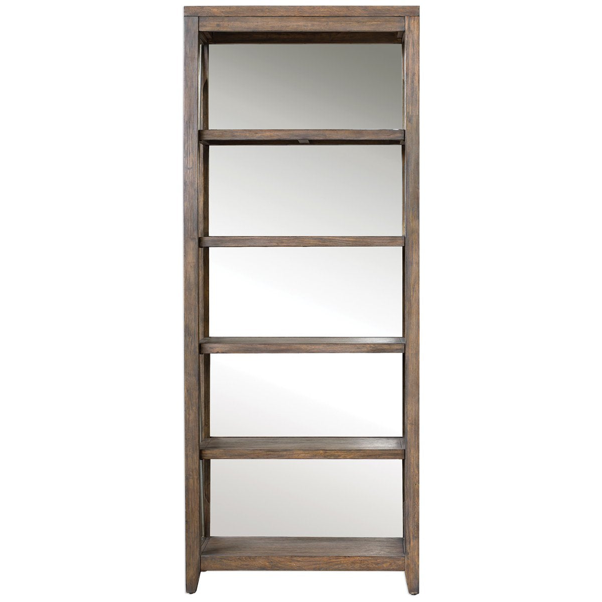 Uttermost Delancey Weathered Oak Etagere