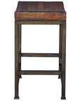 Uttermost Beck Wood Counter Stool