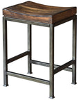 Uttermost Beck Wood Counter Stool