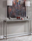 Uttermost Hayley Silver Console Table