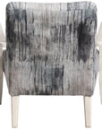 Uttermost Watercolor Gray Chenille Accent Chair