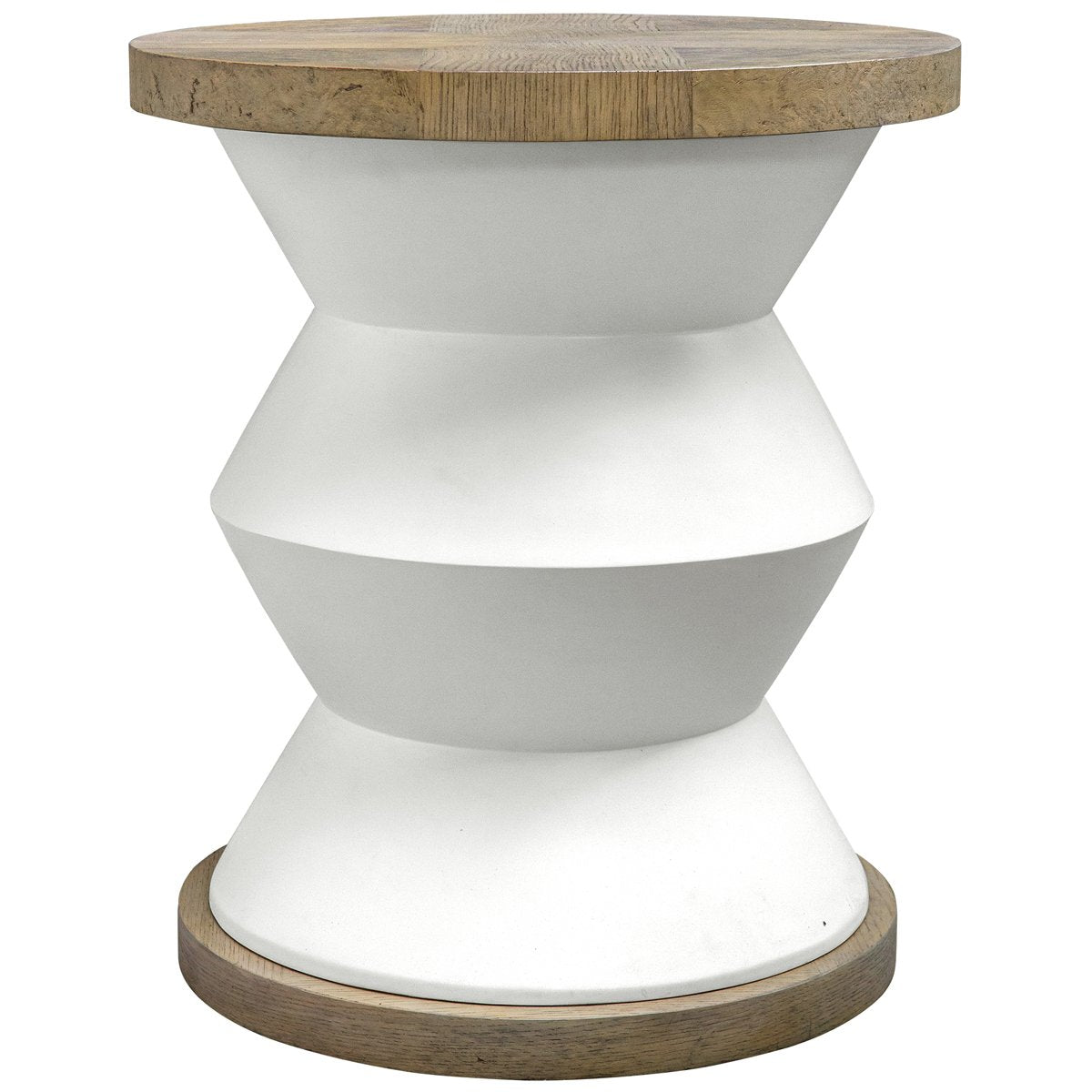 Uttermost Spool Geometric Side Table