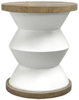 Uttermost Spool Geometric Side Table