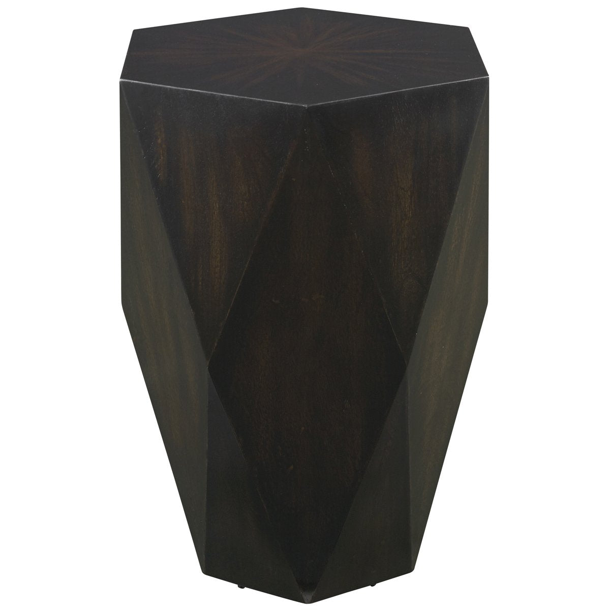 Uttermost Volker Black Wooden Side Table