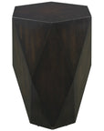 Uttermost Volker Black Wooden Side Table
