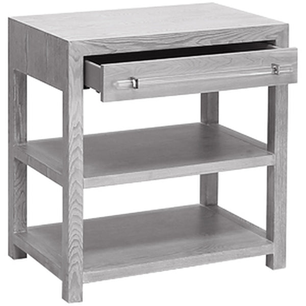 Worlds Away Garbo 1-Drawer Side Table