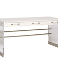 Vanguard Furniture Berkley Desk with Acrylic and Metal Base