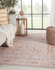 Jaipur Kindred Avin Oriental Floral Blush Cream KND11 Rug