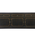 Lillian August Foster 3-Door Server in Black Rubbed