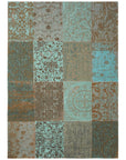Louis de Poortere Vintage Multi 8006 Sea Blue Rug