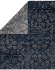 Jaipur Liberty Azuma Tribal Dark Blue Light Gray LIB10 Rug