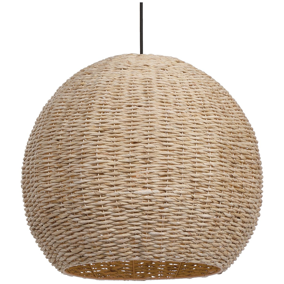 Uttermost Seagrass 1-Light Dome Pendant