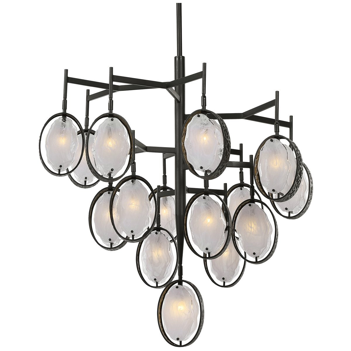 Uttermost Maxin 15-Light Large Bronze Chandelier