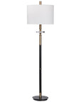 Uttermost Maud Aged Black Floor Lamp