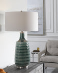 Uttermost Scouts Deep Green Table Lamp