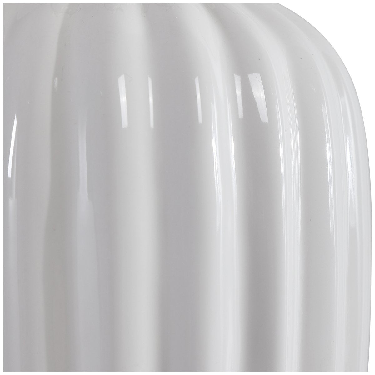 Uttermost Strauss White Ceramic Table Lamp