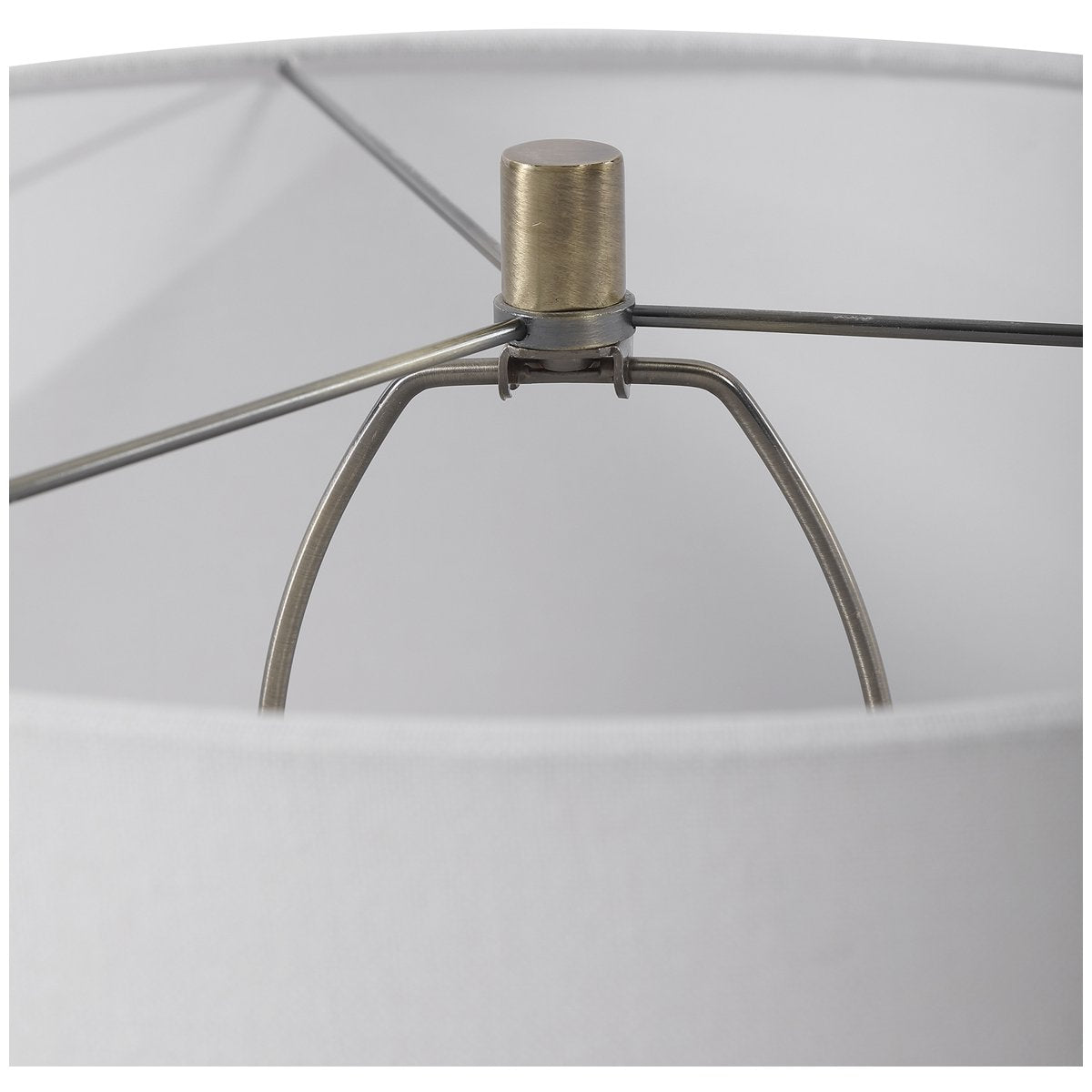 Uttermost Strauss White Ceramic Table Lamp