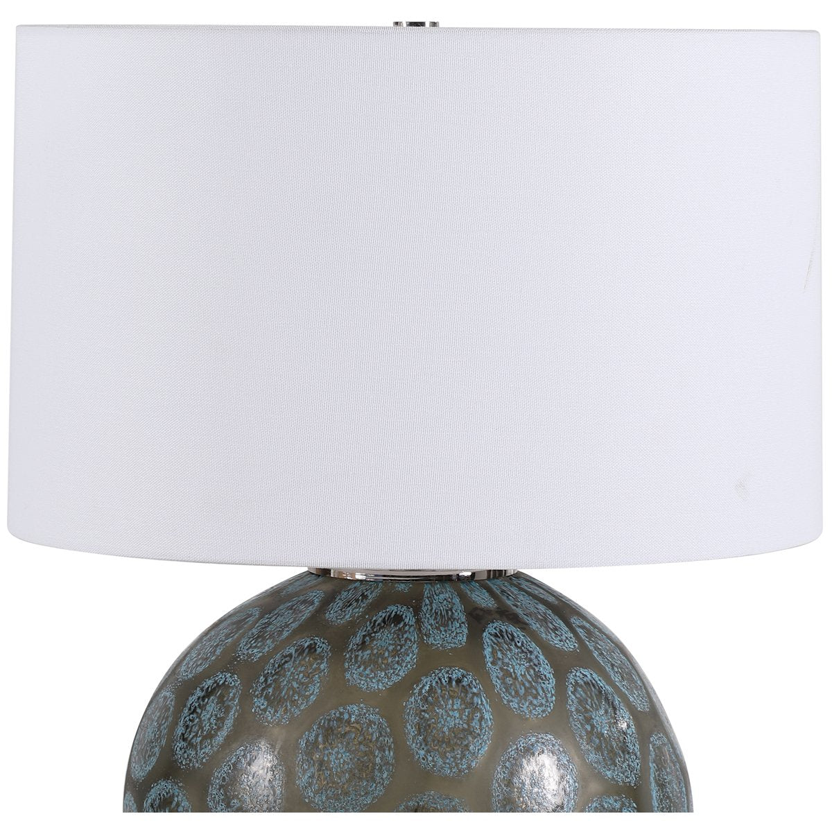 Uttermost Agate Slice Charcoal Table Lamp