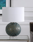 Uttermost Agate Slice Charcoal Table Lamp