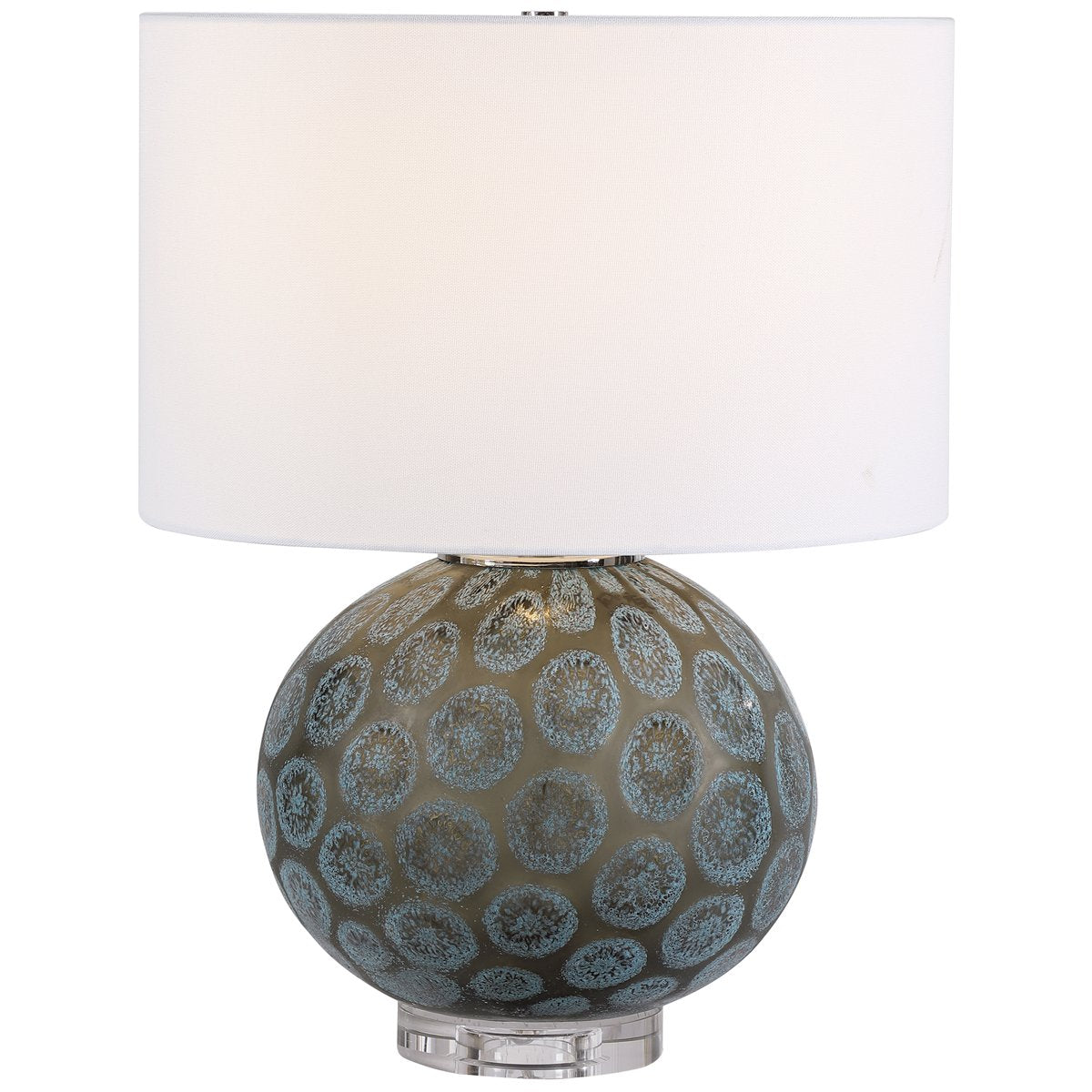 Uttermost Agate Slice Charcoal Table Lamp