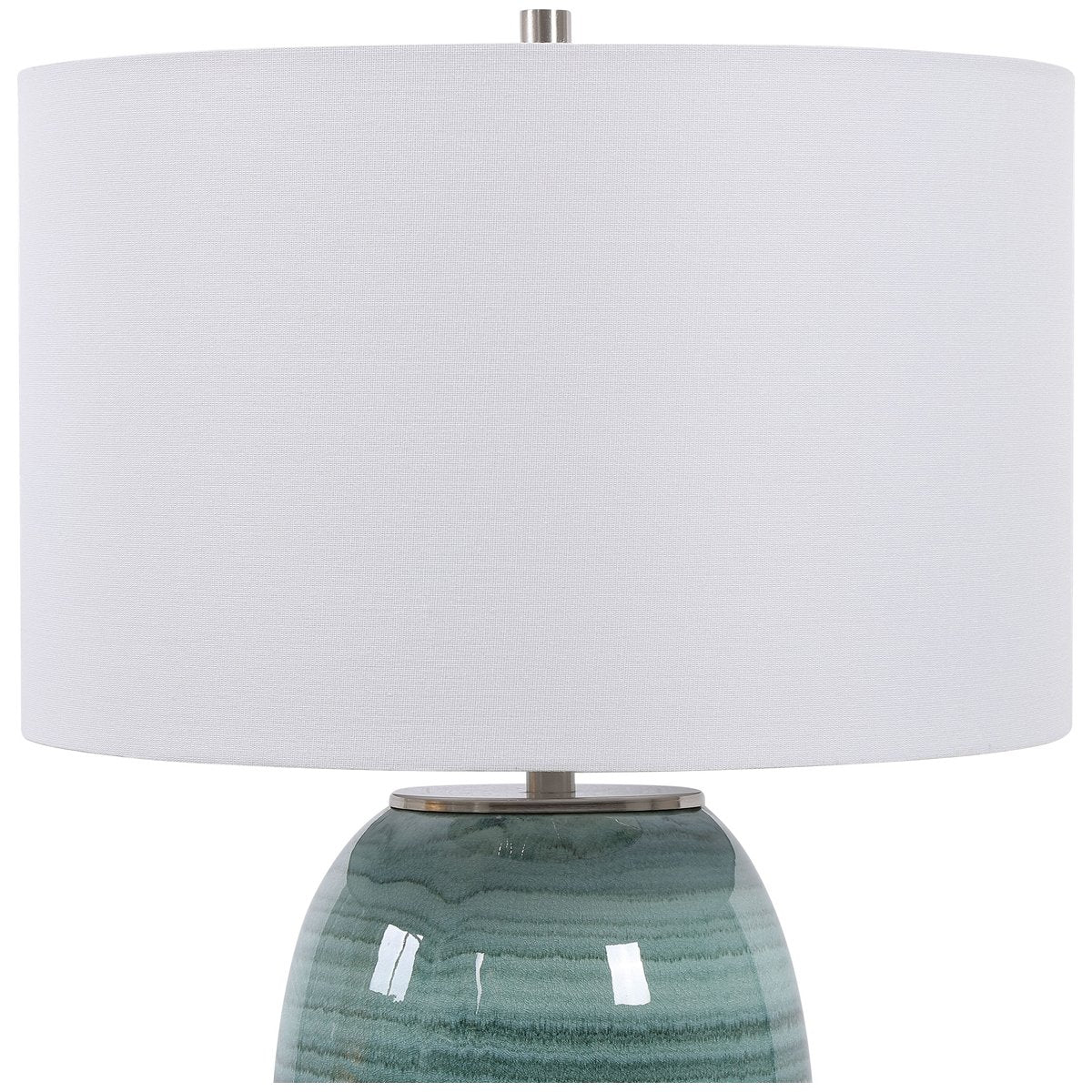 Uttermost Caicos Teal Table Lamp