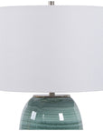 Uttermost Caicos Teal Table Lamp