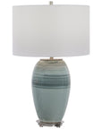 Uttermost Caicos Teal Table Lamp
