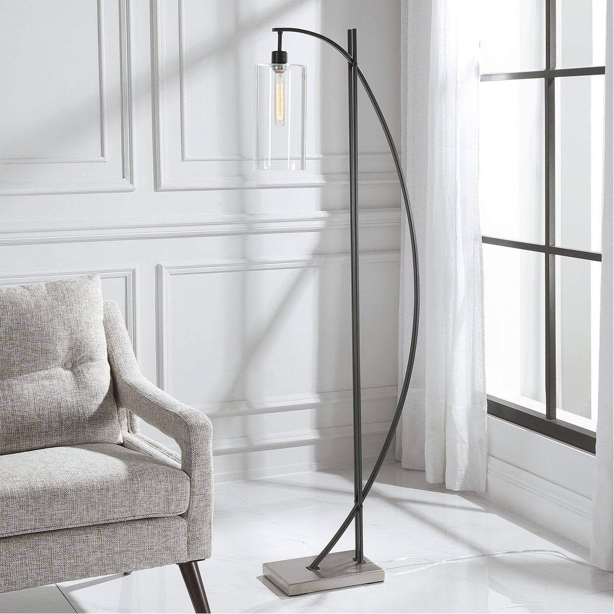 Uttermost Gateway Modern Floor Lamp