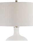 Uttermost Whiteout Mottled Glass Table Lamp