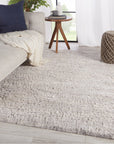 Jaipur Lyra Staves Stripes Light Gray Cream LYR05 Rug