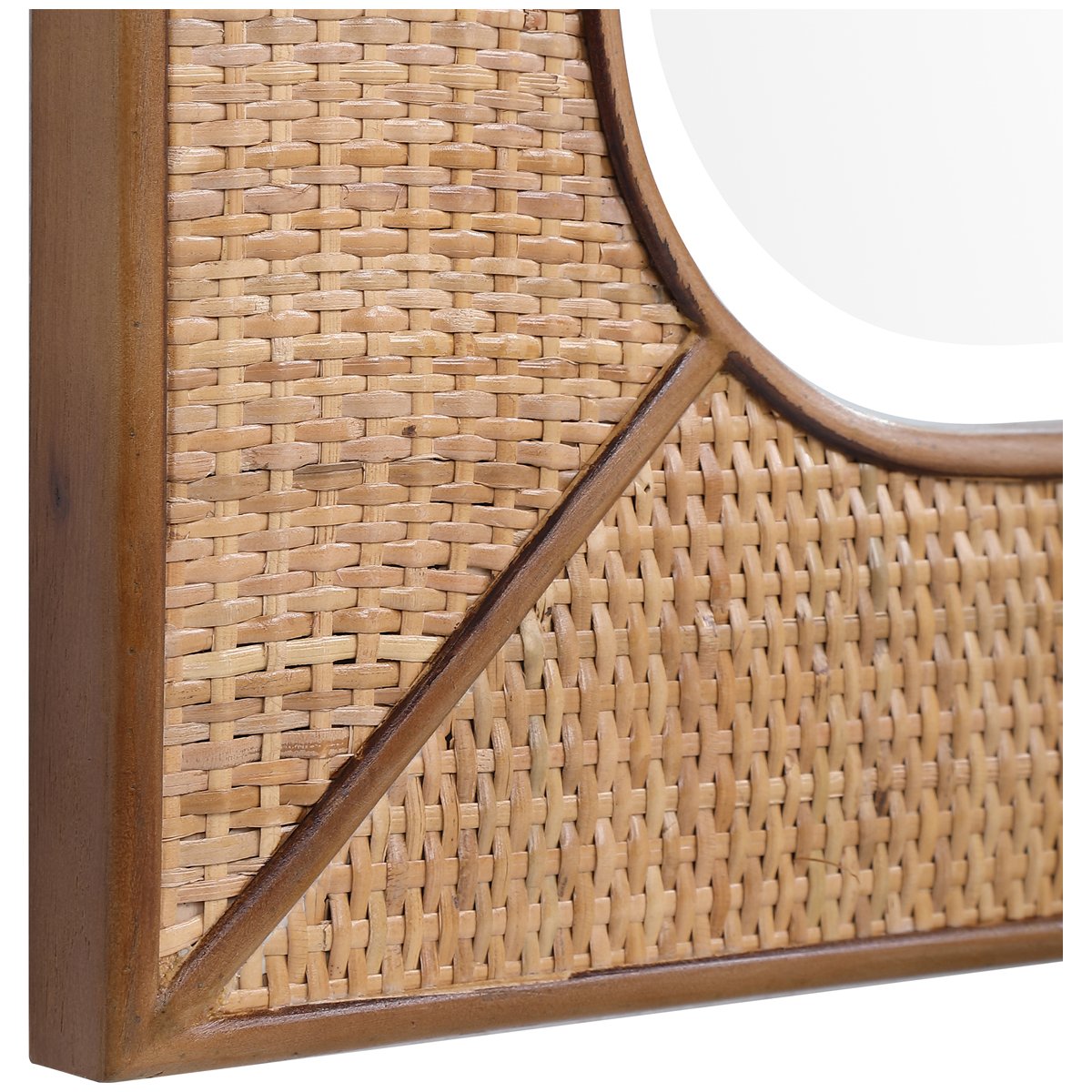 Uttermost Tahiti Rattan Mirror