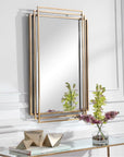 Uttermost Amherst Brushed Gold Mirror