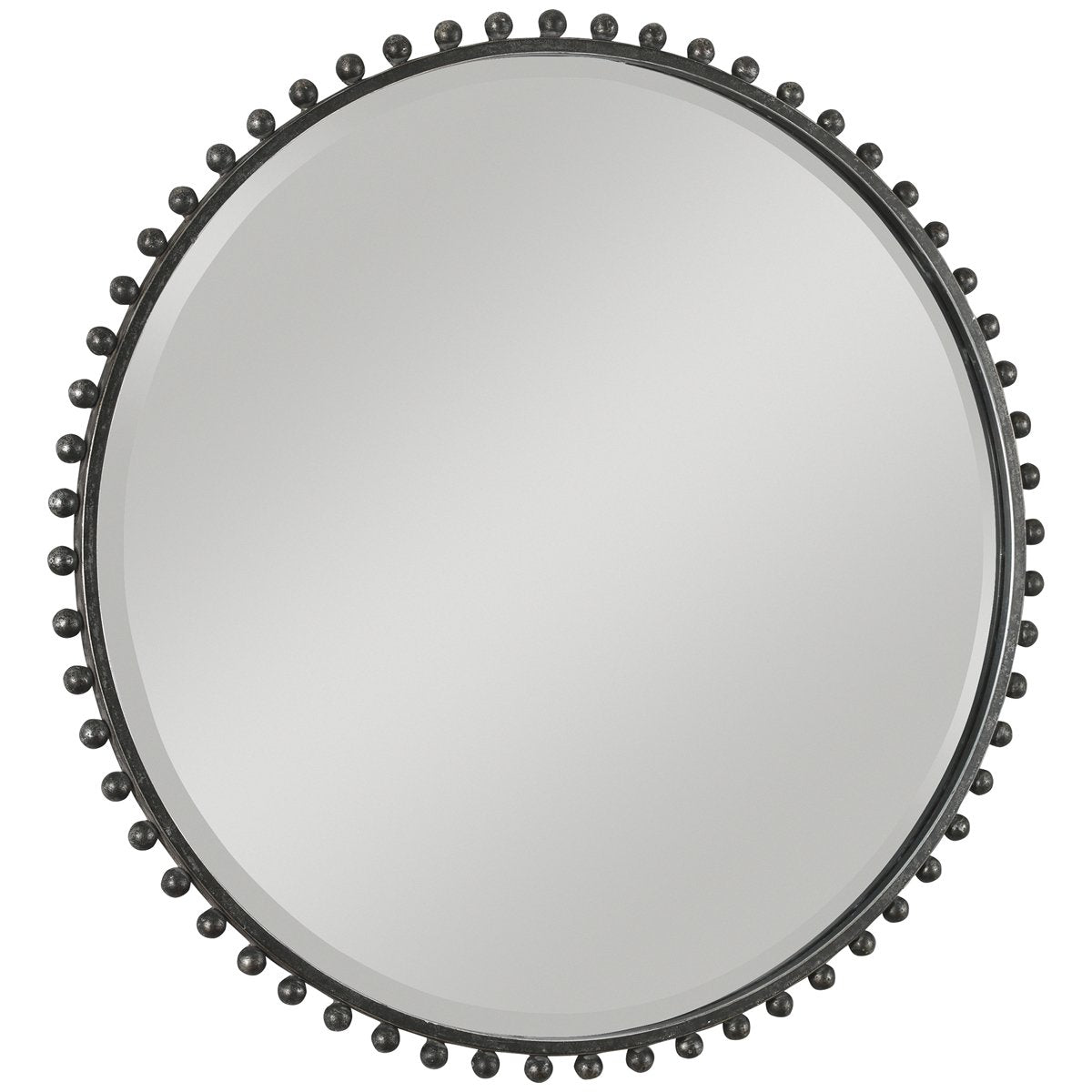 Uttermost Taza Round Iron Mirror