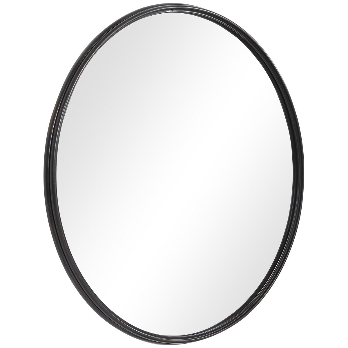 Uttermost Belham Round Iron Mirror