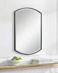 Uttermost Shield Shaped Iron Mirror