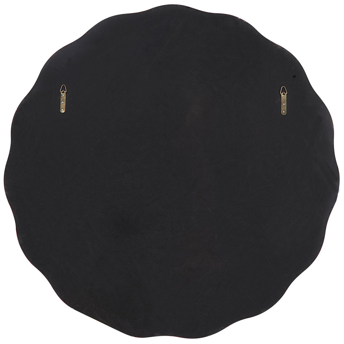 Uttermost Aneta Black Round Mirror