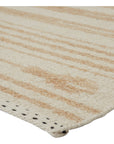 Jaipur Mendoza Lomita Stripes Tribal Light Tan Cream MND02 Rug