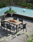 Woodbridge Furniture Bellevue Outdoor Dining Table