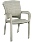 Woodbridge Furniture Cafe Outdoor Stacking Chair, Set of 4