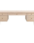 Villa & House Paola Desk, Bleached Cerused Oak