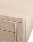 Villa & House Paola Desk, Bleached Cerused Oak