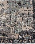 Jaipur Polaris Ansilar Medallion Floral Blue Gray POL26 Rug