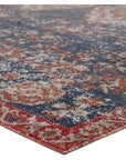 Jaipur Polaris Freemond Medallion Floral Blue Red POL28 Rug