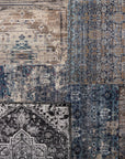 Jaipur Polaris Bodega Trellis Floral Dark Blue Gold POL31 Rug
