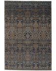 Jaipur Polaris Bodega Trellis Floral Dark Blue Gold POL31 Rug