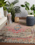 Jaipur Polaris Cicero Medallion Tribal Pink Taupe POL43 Rug